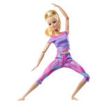 Barbie Made to Move blonda, Mattel