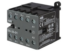 Contactor 3P NO 24VAC 6A cu 3 Contacte Auxiliare NC