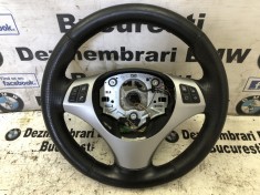 Volan sport,piele perforata lateral cu comenzi BMW E87,E90,E92,X1 foto