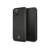 Husa Piele MERCEDES pentru Apple iPhone 11 Pro, Dynamic Line, Neagra MEHCN58SRCFBK