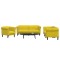 vidaXL Set de canapele, 3 piese, galben, catifea 3209215