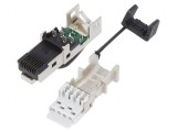 Mufă RJ45 Cat 6a Ecranată Aurită 8P8C