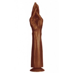 Dildo Fisting Naughty Hand, PVC, Maro, 38.5 cm