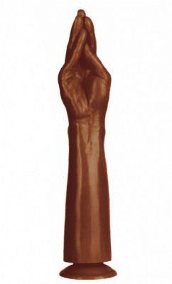 Dildo Fisting Naughty Hand, PVC, Maro, 38.5 cm foto