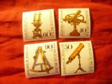 Serie RFG 1981 Instrumente optice , 4 valori, Nestampilat