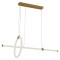 Candelabru led 16w 3000k 86x100cm - auriu