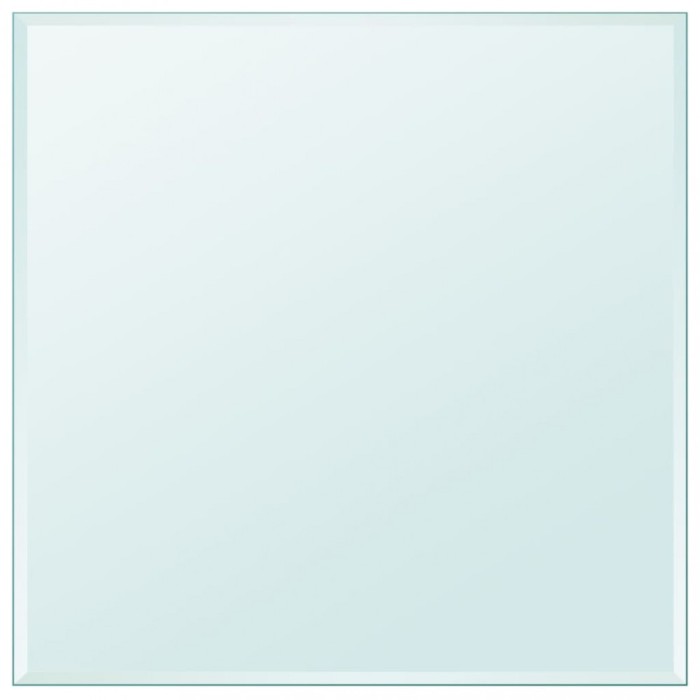 vidaXL Blat de masă din sticlă securizată pătrat 800 x 800 mm