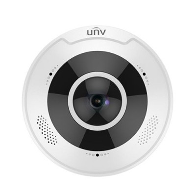 Camera IP Fisheye UNV 12MP, 360, IR 15m, Alarma, Audio, Heatmap, PoE, IP67, IK10, IPC86CEB-AF18KC-I0 SafetyGuard Surveillance foto