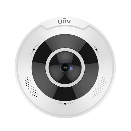 Camera IP Fisheye UNV 12MP, 360, IR 15m, Alarma, Audio, Heatmap, PoE, IP67, IK10, IPC86CEB-AF18KC-I0 SafetyGuard Surveillance