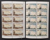 R.DU TCHAD-PICTURA-IMPRESIONISTA-10 SERII A 2 V.IN BLOC -NEOBLITERATE-MNH**- EP 206B