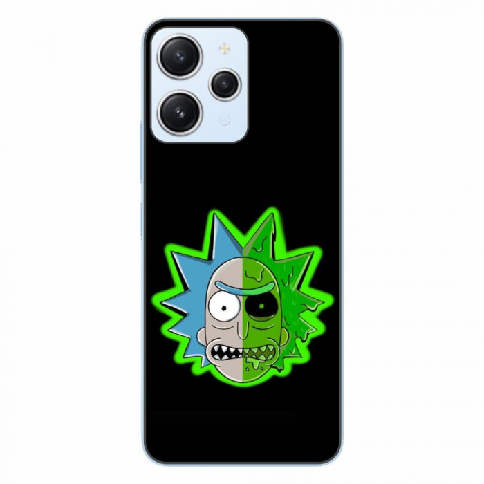 Husa compatibila cu Xiaomi Redmi 12 4G Silicon Gel Tpu Model Rick And Morty Alien