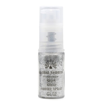 Spray uscat pentru ombre, pentru unghii, Glitter GL-02 foto