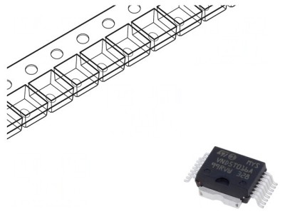 Power Switch High-Side 70A PowerSO16 8-36V Rola/Banda foto