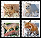 ROMANIA 2025 VULPI Serie 4 val. LP.2507 MNH**