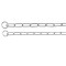 Zgarda pentru caini - tip lant, zale mari 66 cm/4 mm