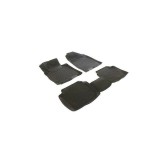 Covorase Cauciuc Tip Tavita Toyota Hilux 2015-2022, Protectie Tunel Spate, ALM, Negru