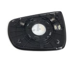 Geam oglinda exterioara cu suport fixare Kia Carens, 03.2013-2019, partea Dreapta, incalzit; sticla convexa; geam cromat, Aftermarket