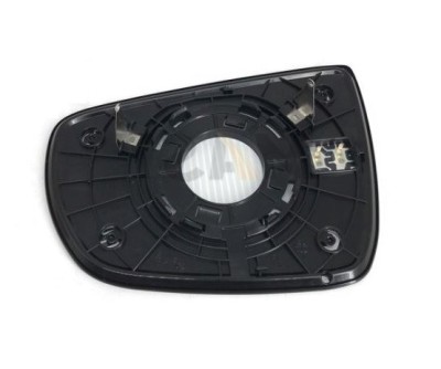 Geam oglinda exterioara cu suport fixare Kia Carens, 03.2013-2019, partea Dreapta, incalzit; sticla convexa; geam cromat, Aftermarket foto