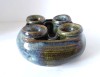 Suport ceramic pentru 4 lumanari, Studio Art Hand Made artist made, eticheta Topferei Sassen