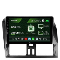 Navigatie Volvo XC60 (2008-2013), Android 13, Z-Octacore 8GB RAM + 256GB ROM, 9 Inch - AD-BGZ9008+AD-BGRKIT400-0813