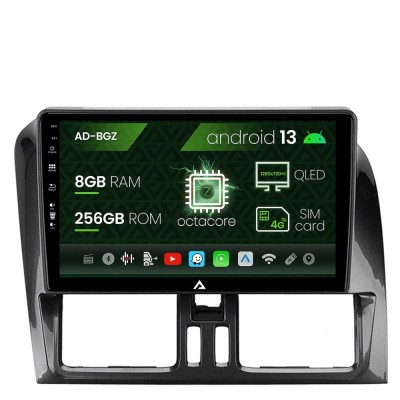 Navigatie Volvo XC60 (2008-2013), Android 13, Z-Octacore 8GB RAM + 256GB ROM, 9 Inch - AD-BGZ9008+AD-BGRKIT400-0813 foto