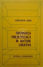 Ordonanta presedintiala in materie locativa foto