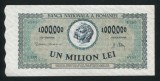 q651 ROMANIA 1000000 lei 16 APRILIE 1947 APROAPE NECIRCULATA aUNC DOAR URME DE MANIPULARE