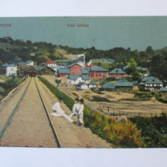 Câmpina(Prahova):Gara Doftana,carte poș.necirc.circa 1910