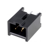 Soclu dreptunghiular tată C-Grid III 2,54mm 2 PIN THT aurit