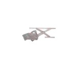 Macara geam electrica Renault Scenic (Jz), 05.2009-11.2016, montare spate, dreapta, RapidAuto