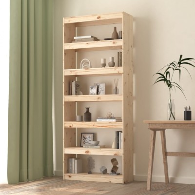 vidaXL Bibliotecă/Separator cameră, 80x30x199,5 cm lemn masiv pin foto