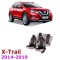 Set Huse scaune dedicate NISSAN X-TRAIL T32 2014 - 2019 NEGRU - GRI