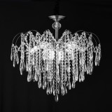 Candelabru Cristal CC9324/5CH, 5x E14, Diametru 49cm, Crom ModernLight Concept