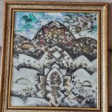 Vand tablou, 59/55 cm, Teodor Botis, stare conservare foarte bună!