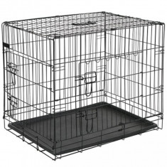 @Pet Cusca transport caini, negru, 107x70x77,5 cm, metal, 15004 GartenMobel Dekor