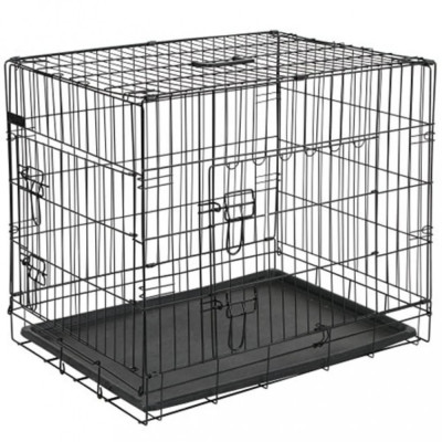 @Pet Cusca transport caini, negru, 50,8x30,5x35,5 cm, metal 15006 GartenMobel Dekor foto