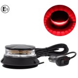 24 LED 24W Lumina de avertizare Stroboscopica Girofar Lampa Magnetica Rosu 115mm 12V 24V E9