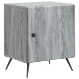 vidaXL Dulap de noapte Sonoma gri 43 x 34,5 x 50 cm Lemn prelucrat 895497