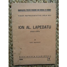 ION AL. LAPEDATU 1844-1878 - ION MATEIU