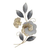 Cumpara ieftin Decoratiune de perete din metal Lux metal, Auriu, 49x92x7 cm