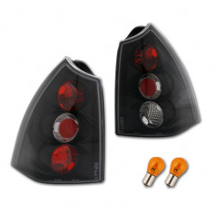 Set stopuri spate tuning lampa Peugeot 307 COMBI 03.2001-09.2005 BestAutoVest partea Dreapta+Stanga, transparent+negru