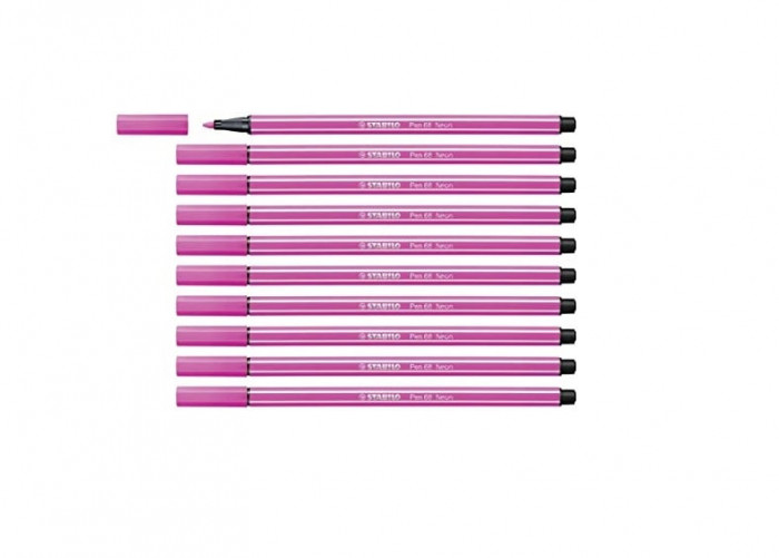 STABILO - Neon Pink Pachet de 10 carioci premium - RESIGILAT