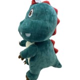 Jucarie de plus Dinozaur amuzant cu creasta rosie