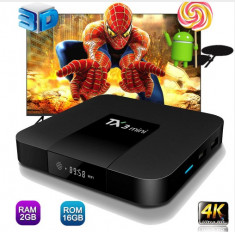 Smart BOX Android TX3 MINI Media Player 2GBWifi limba Romana Netflix foto