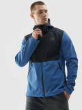 Geacă softshell anti-v&acirc;nt membrană 5000 pentru bărbați - albastră, 4F Sportswear