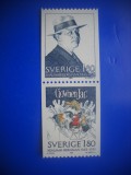 HOPCT TIMBRE SUEDIA MNH 992 CENTENAR KJALMAR BERGMAN-2 VALORI 1983-NESTAMPILAT