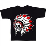 Cumpara ieftin Tricou &quot; Indian chief skull &quot;
