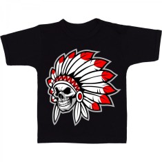Tricou &amp;quot; Indian chief skull &amp;quot; foto