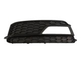 Grila bara fata AUDI A5/S5 (B8), 10.2011-08.2016, model : S-Line, partea stanga, cu gauri lampa ceata,