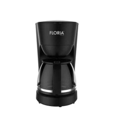 Filtru pentru cafea 600W cu vas 1.2l si oprire automata, negru